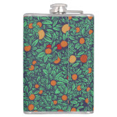 Flasques Rich Orchard : Vintage Tree Motif. (Dos)