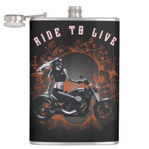 Flasques Ride to Life - Biker Girl