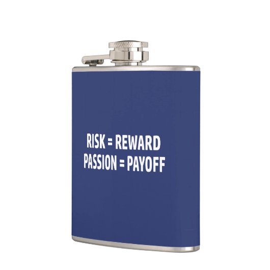 Flasques Risque = récompense, passion = compensation (Gauche)