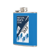 Flasques Rivière Thames Regatta - Vintage Retro Style Rowin (Gauche)