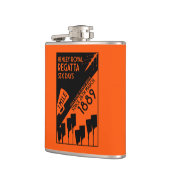 Flasques Rivière Thames Regatta - Vintage Retro Style Rowin (Gauche)