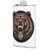 Flasques Roaring Bear Power Emblem (Gauche)