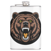 Flasques Roaring Bear Power Emblem (Devant)