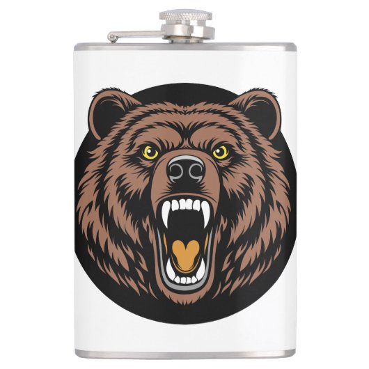 Flasques Roaring Bear Power Emblem (Devant)
