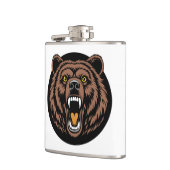 Flasques Roaring Bear Power Emblem (Gauche)