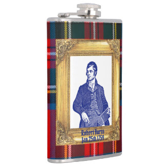 Flasques Robert Burns Royal Stewart Plaid Jan 25 Cocktail