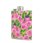 Flasques Robin rose et rose (Gauche)