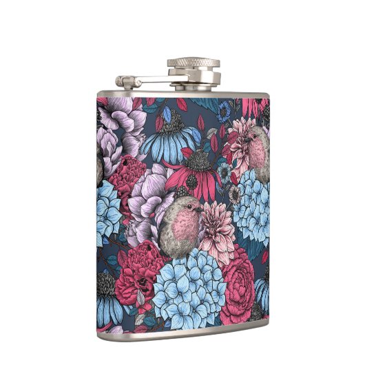 Flasques Robins dans le jardin 3 (Droite)