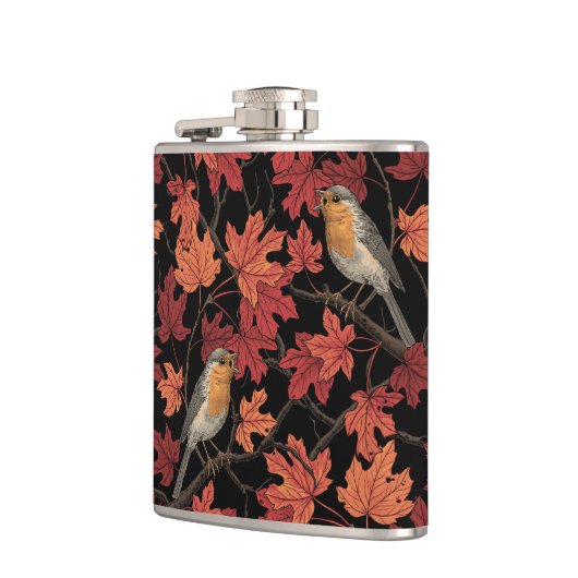 Flasques Robins in maple tree (Gauche)