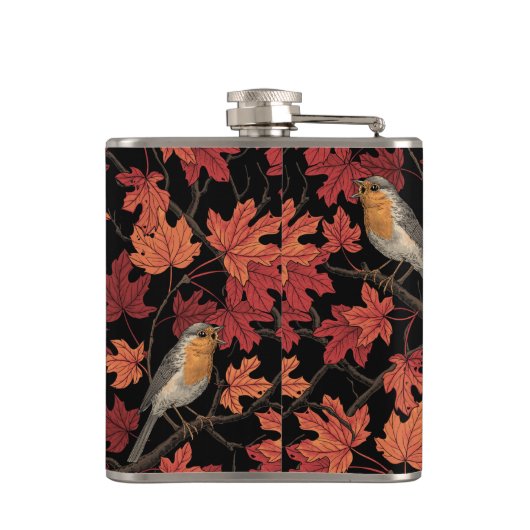 Flasques Robins in maple tree (Dos)