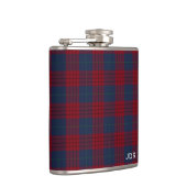 Flasques Robinson Tartan Monogram Marine Blue and Red Plaid (Droite)