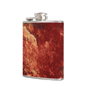 Flasques Roche peinte en rouge (Gauche)