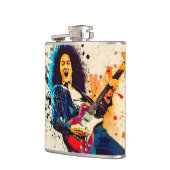 Flasques Rock guitariste cool (Gauche)