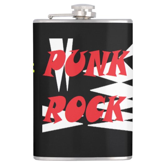 FLASQUES ROCKERS PUNK RÈGLE OKAY DESIGN (Devant)