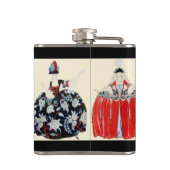 FLASQUES ROCOCO LADY ART DÉCO MODE COSTUME MONOGRAMME (Dos)