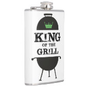 Flasques Roi Du Grill, Couronne Verte Noire (Droite)