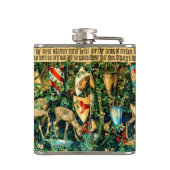 Flasques Roi médiéval Arthur William Morris (Dos)