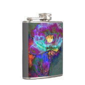 Flasques Romantique élégant violet turquoise peinture de fl (Droite)