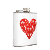 Flasques Romantique Floral Valentine Coeur (Droite)