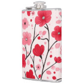 Flasques Romantique Rouge floral (Gauche)