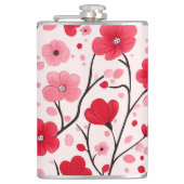 Flasques Romantique Rouge floral (Devant)