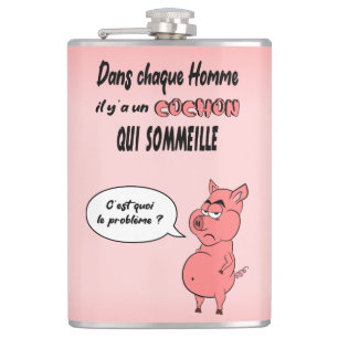 Flasques Ronchon le cochon