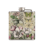 Flasques Rooster Garden Flower Papillon Art (Dos)