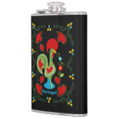 Flasques Rooster portugais de la chance en vert (Gauche)