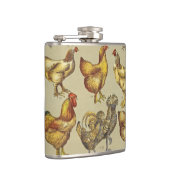 Flasques Rooster Poulet de la ferme Pays Animal (Droite)