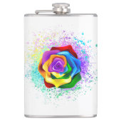 Flasques Rose arc-en-ciel coloré (Devant)