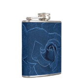 Flasques rose bleu velouté (Droite)