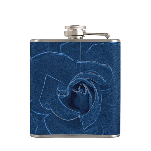 Flasques rose bleu velouté (Dos)