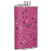 Flasques Rose Chaud Avec Confettis (Droite)