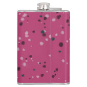 Flasques Rose Chaud Avec Confettis (Dos)