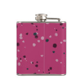 Flasques Rose Chaud Avec Confettis (Dos)