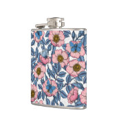 Flasques Rose de chien et papillons (Gauche)