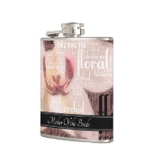Flasques Rose de mariage sur mesure Gold Mère de la mariée (Gauche)