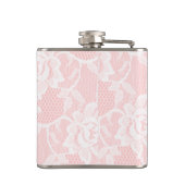 Flasques Rose dentelle blanche (Dos)