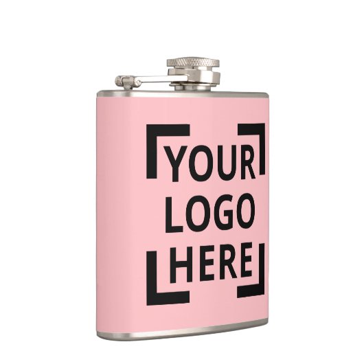 Flasques Rose du logo personnalisé (Droite)