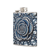 Flasques Rose en Diamant & Bling Glamour Jean (Gauche)