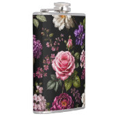 Flasques Rose en velours noir  (Droite)
