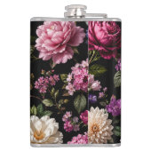 Flasques Rose en velours noir  (Dos)