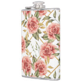 Flasques Rose et feuille (Gauche)