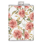 Flasques Rose et feuille (Dos)