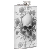 Flasques Rose floral gothique foncé (Droite)