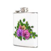 Flasques Rose Flowers (Gauche)