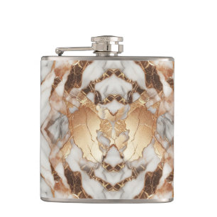 Flasques Rose Gold Luxueux Marbre Tendance