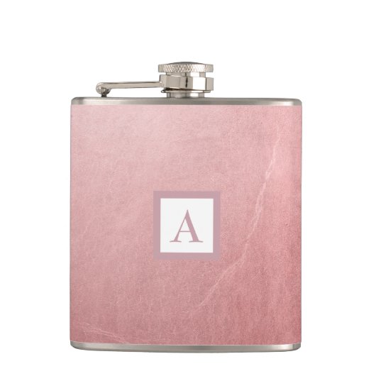 Flasques Rose Gold Rose Minimal Chic Glam (Devant)