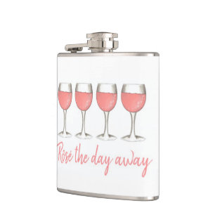 Flasques Rosé Le Jour D'Ailleurs Vin Rose Verre