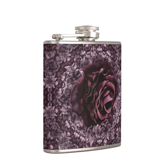 Flasques Rose Mandala (Droite)